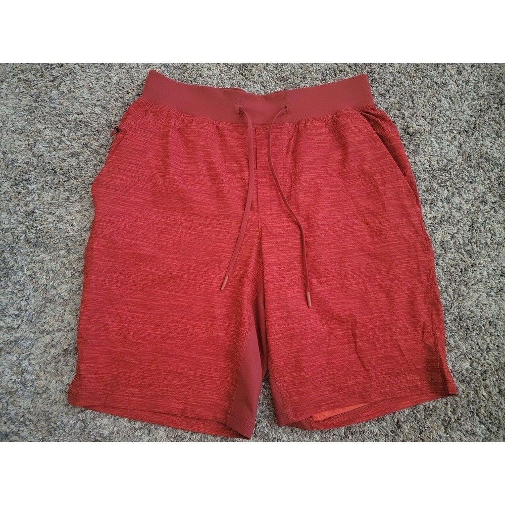 LULULEMON Men's T.H.E. Short Shorts‎ Solar 9" Orange, Size Small